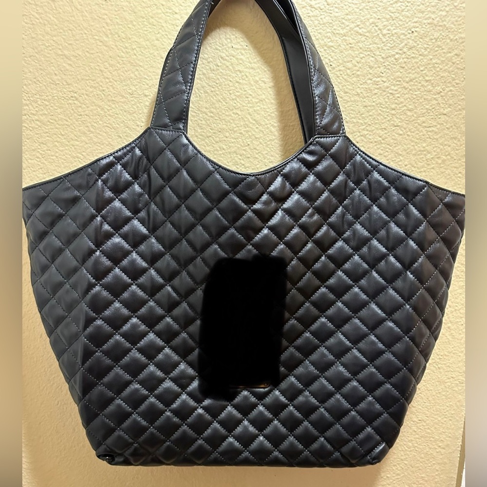 Tote shoulder bag genuine leather